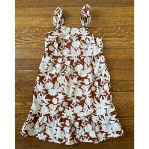 Cat & Jack Girls' Brown Floral Dress Size 3